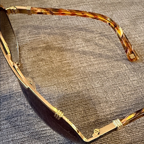 Christian Dior Aviator Goldtone & Brown Chicago 2 Sunglasses - Picture 3 of 7